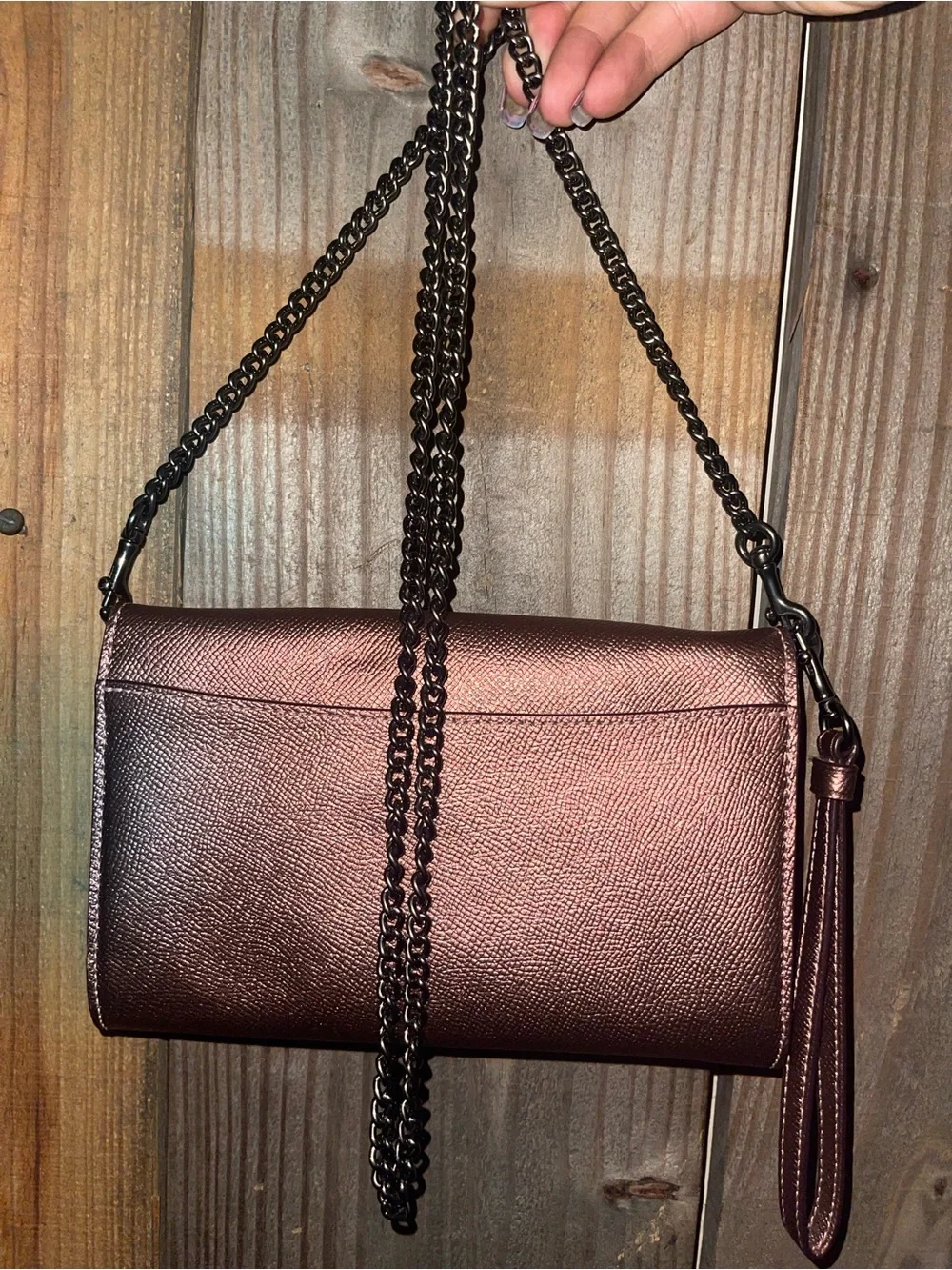 Coach Marlow Turnlock Chain Crossbody bag